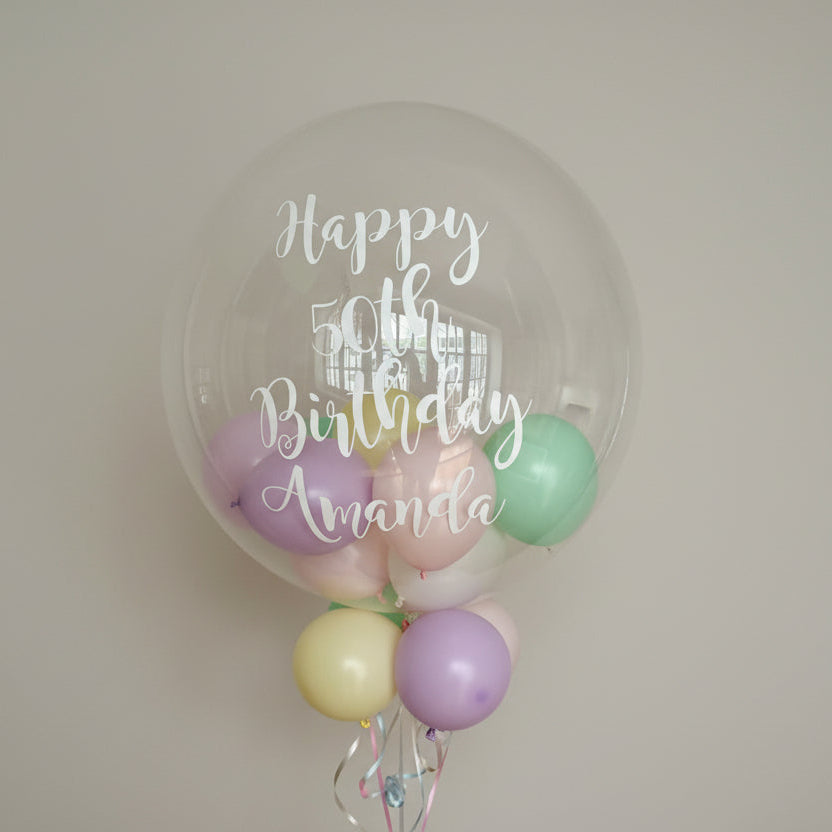 Personalised Clear Bubble Balloon