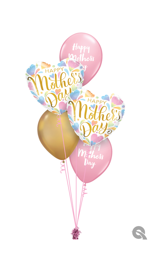 Happy Mother's Day Classic Balloon Cluster
