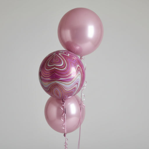 Pink Balloon Cluster