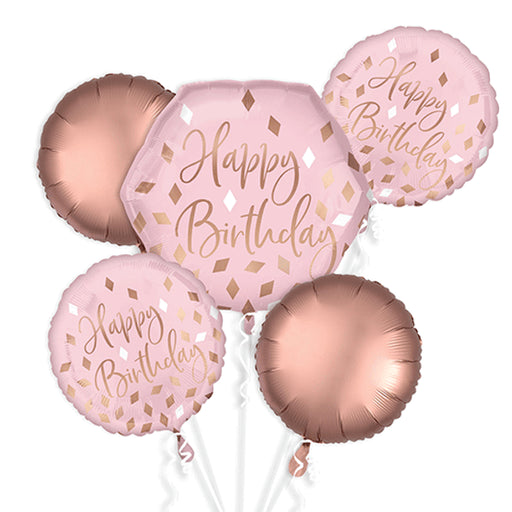 Blush Birthday Balloon Bouquet