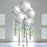 Giant Silver Balloon Cluster