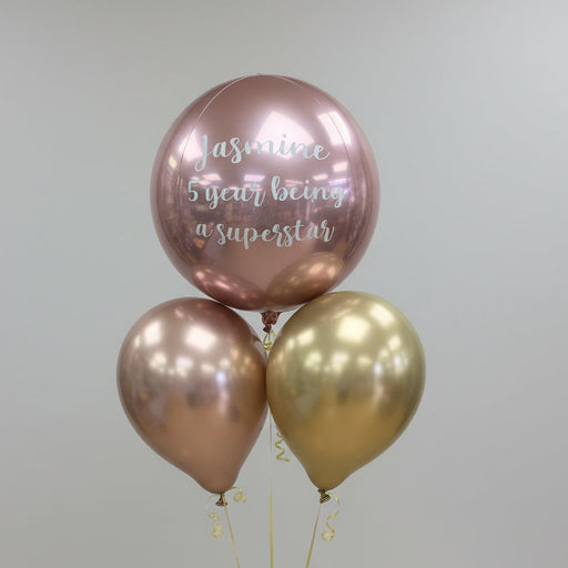 Personalised Orbz foil balloon