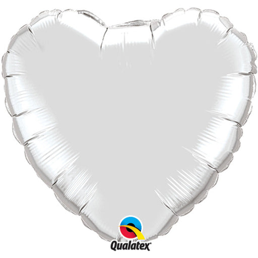 Heart Foil Balloon (Silver)