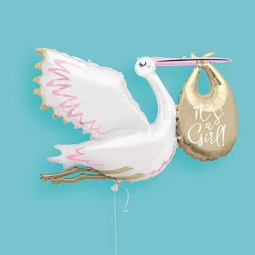 'It's a girl' Stork Balloon