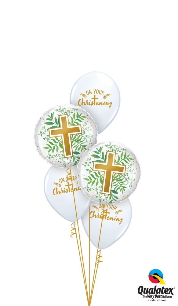 Christening Balloon Cluster