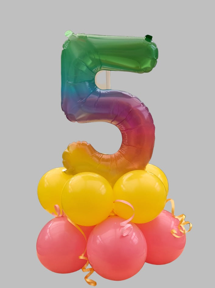 Age Mini Table Balloon Decoration