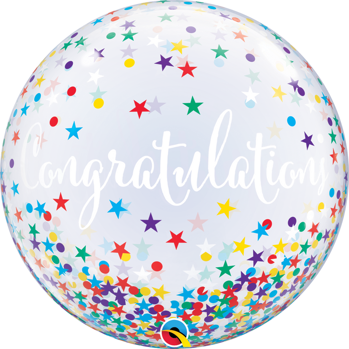 Congratulations Bubble Balloon