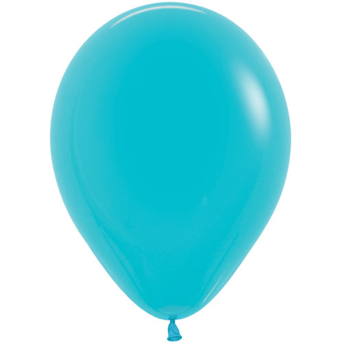 Caribbean Blue Latex Balloon