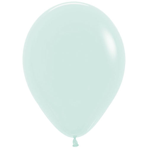 Plain Matt Pastel Green Latex Balloon