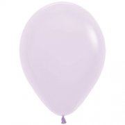 Plain Matt Pastel Lilac Latex Balloon