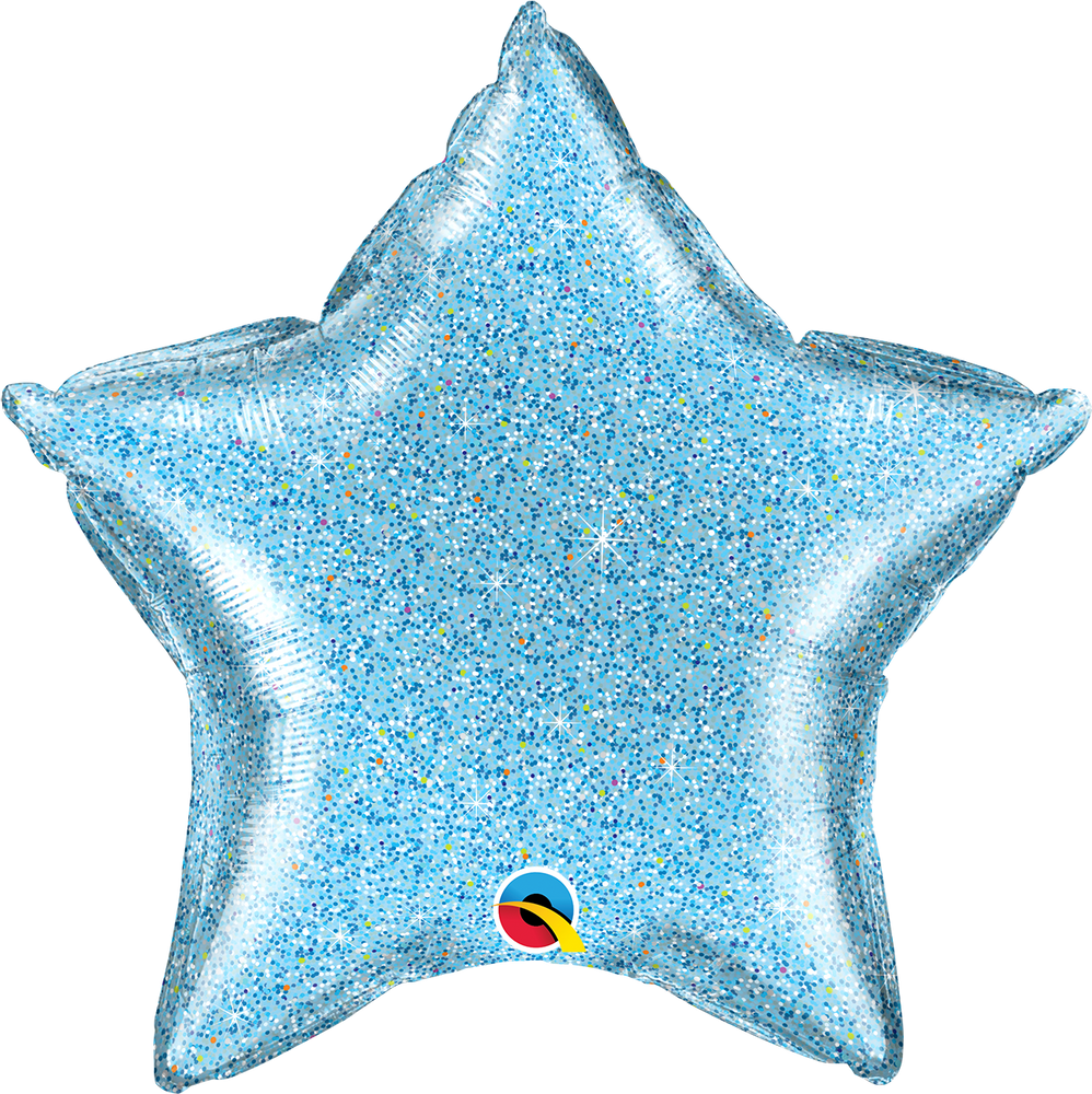 Star Foil Balloon (light blue)