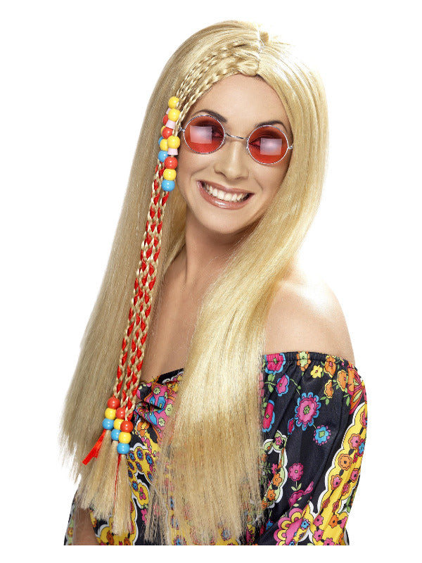 Blonde Hippy Party wig