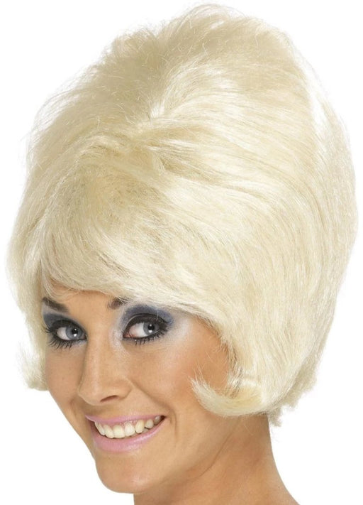 60s Beehive Wig (Blonde)