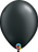 Plain Black inflated Latex Balloon