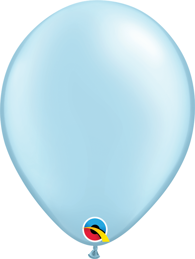 Plain Pearl Latex Balloon (Light Blue)