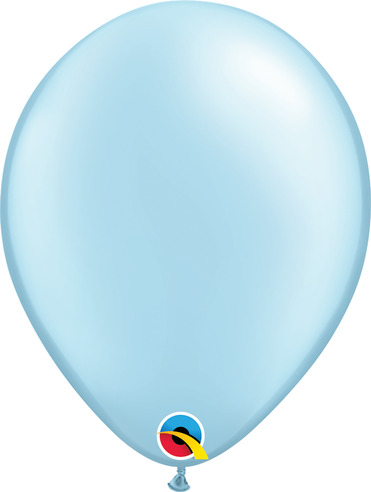 Plain Pearl Latex Balloon (Light Blue)