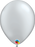 Plain Pearl Latex Balloon (Silver)