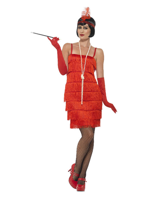Short Flapper Costume (Red)