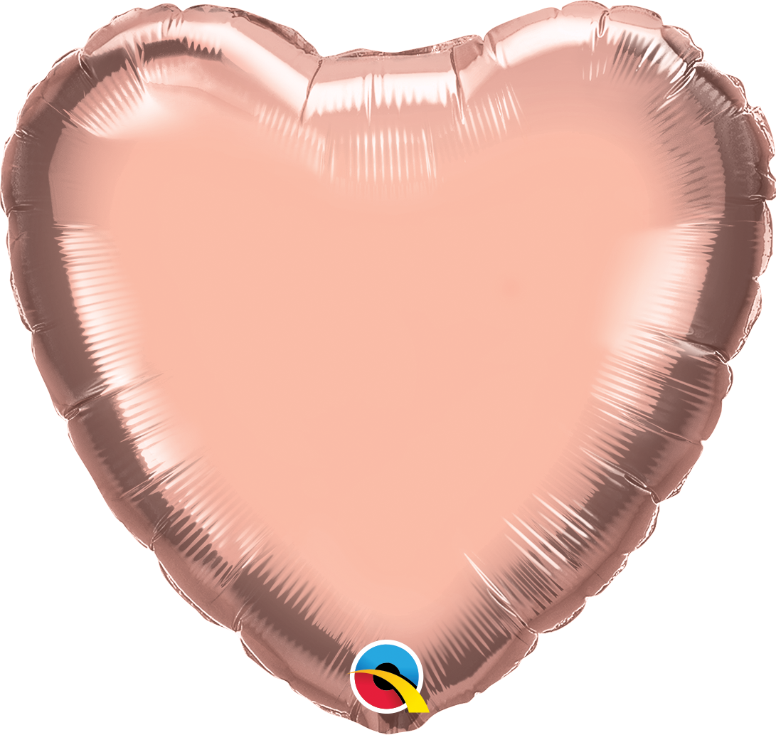 Heart Foil Balloon (Rose Gold)