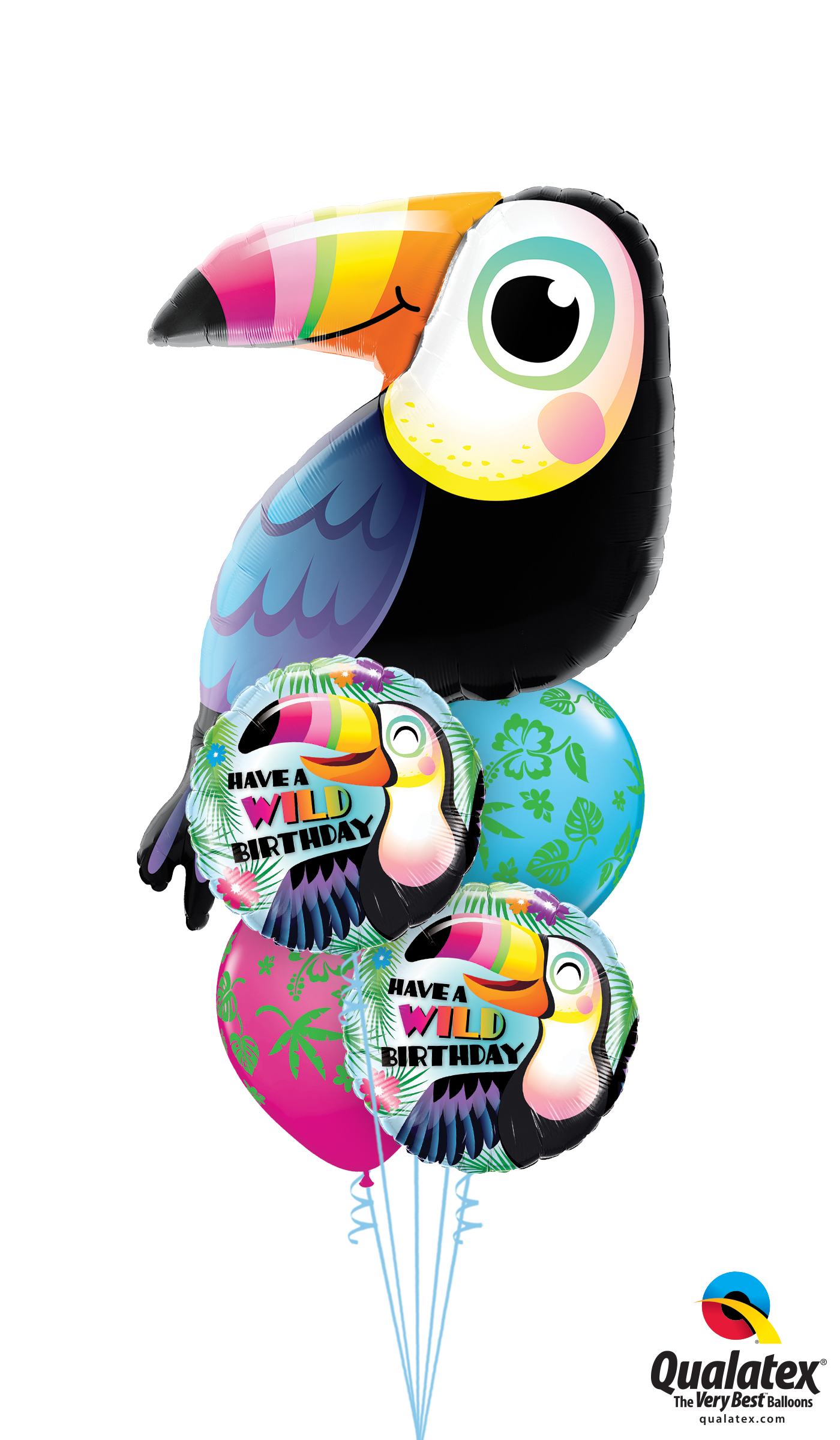Toucan Balloon Cluster