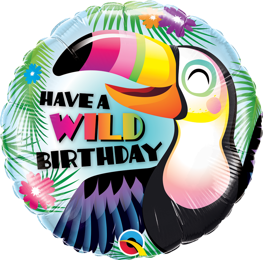 Have a wild birthday Foil Balloon