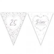 Silver Wedding Anniversary Banner