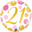 Age 16 -70  Birthday Foil Balloon (Pink & Gold)