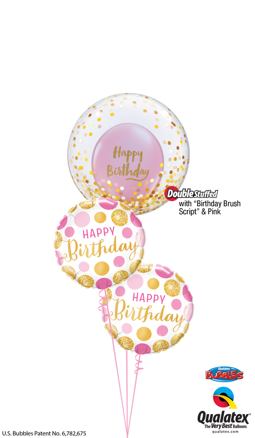 Confetti Happy Birthday Bubble Bouquet