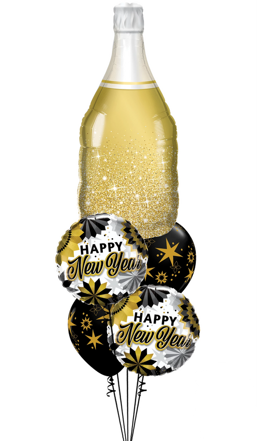 Luxury Happy New Year Champagne Bouquet