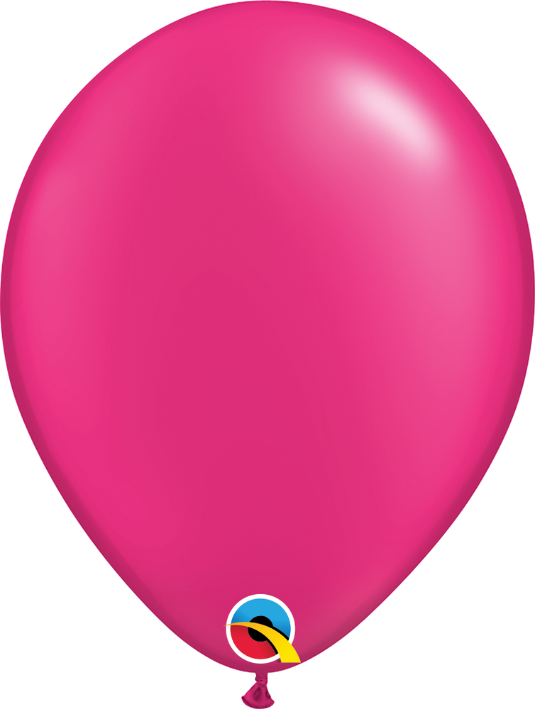 Plain Pearl Latex Balloon (Magenta Pink)