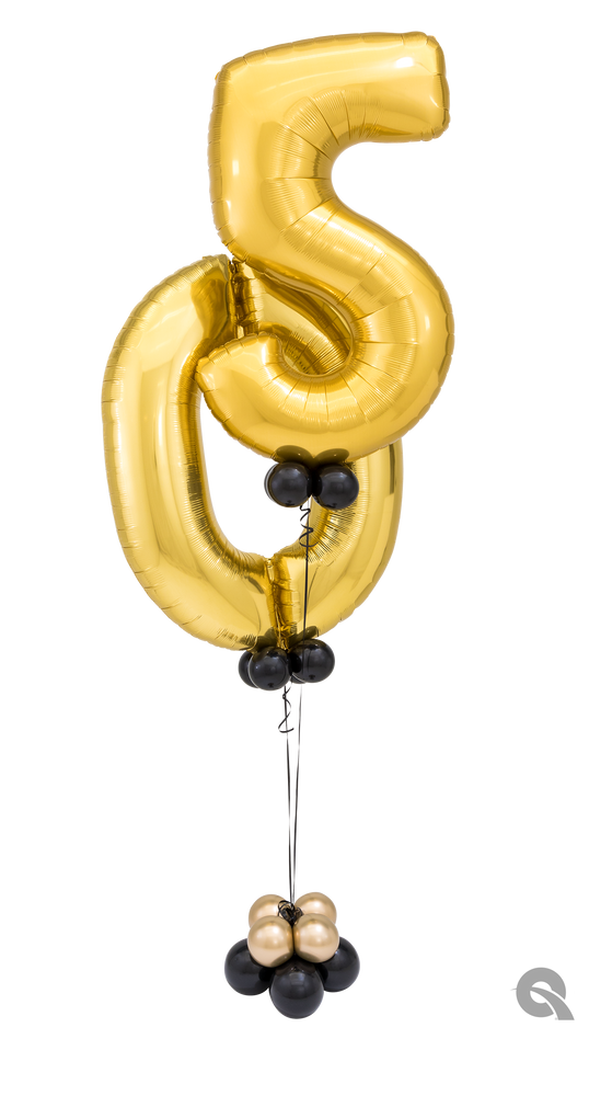 Large Number Anniversary Balloons
