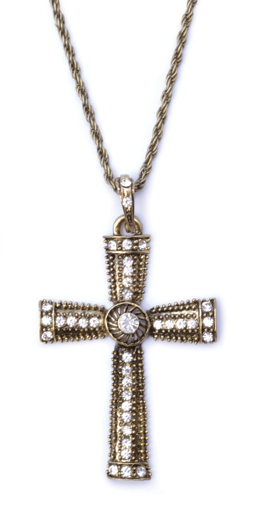 Cross Jewelled Necklace
