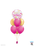 Luxury Happy Birthday Bubble Bouquet (Pink)