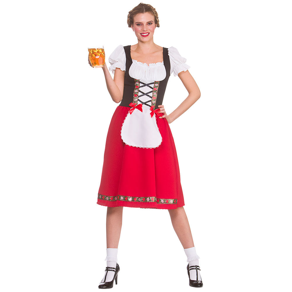 Traditional Bavarian Beer Girl Costume