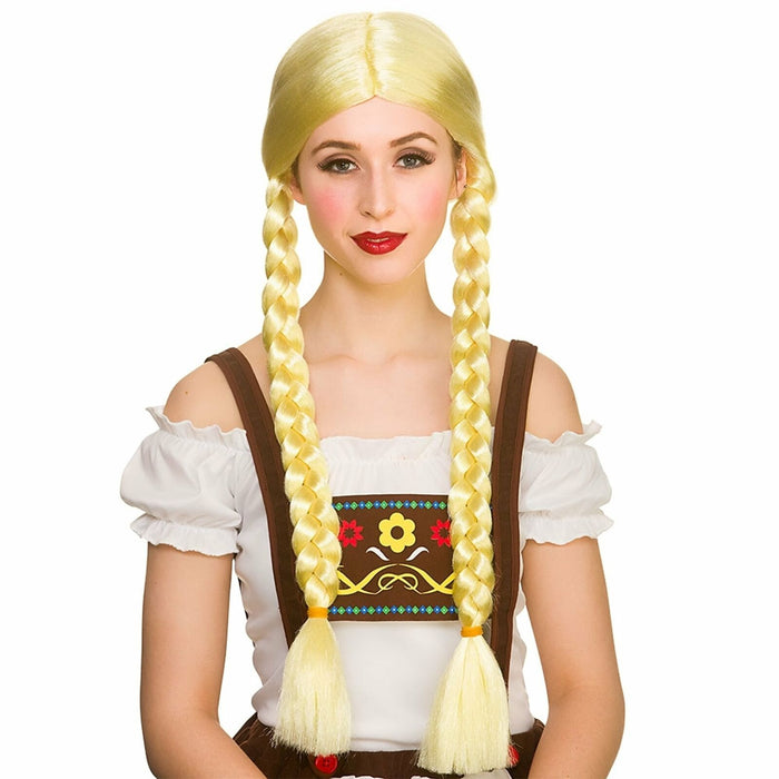Oktoberfest Beer Girl Wig (Blonde)