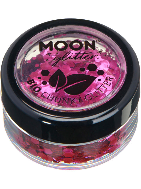 Moon Glow Pink loose chunky face glitter