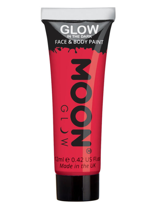 Red Glow In The Dark Body Paint