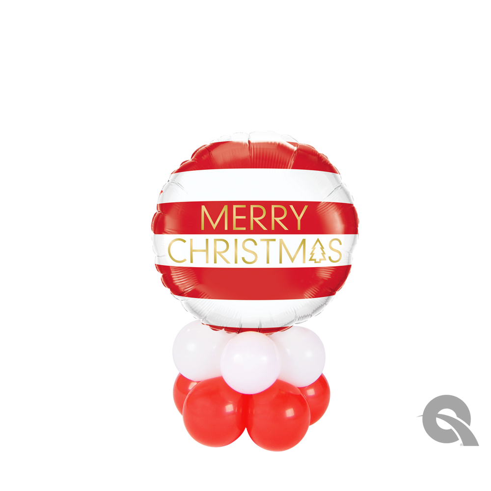 Merry Christmas Air Filled Mini Table Balloon Decoration