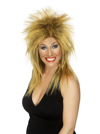 Ginger/Black Rock Diva Wig (42240)
