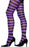 Purple & Black Striped Tights - SALE