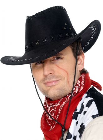 Suede Look Cowboy Hat (31699)