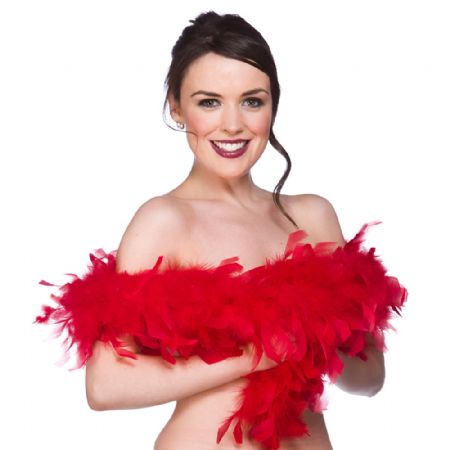 Red Feather Boa (Ac-9005)