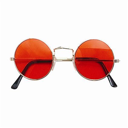 Orange Hippy Glasses (Ba222)