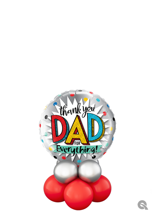 Fathers Day Table Balloon