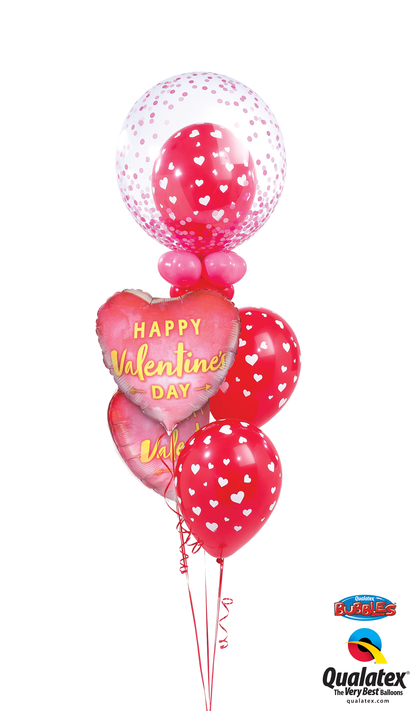 Happy Valentine's Bubble Bouquet