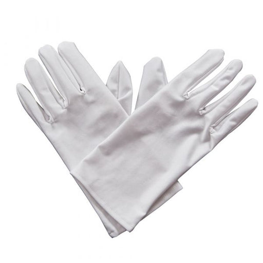 Men's Short White Gloves