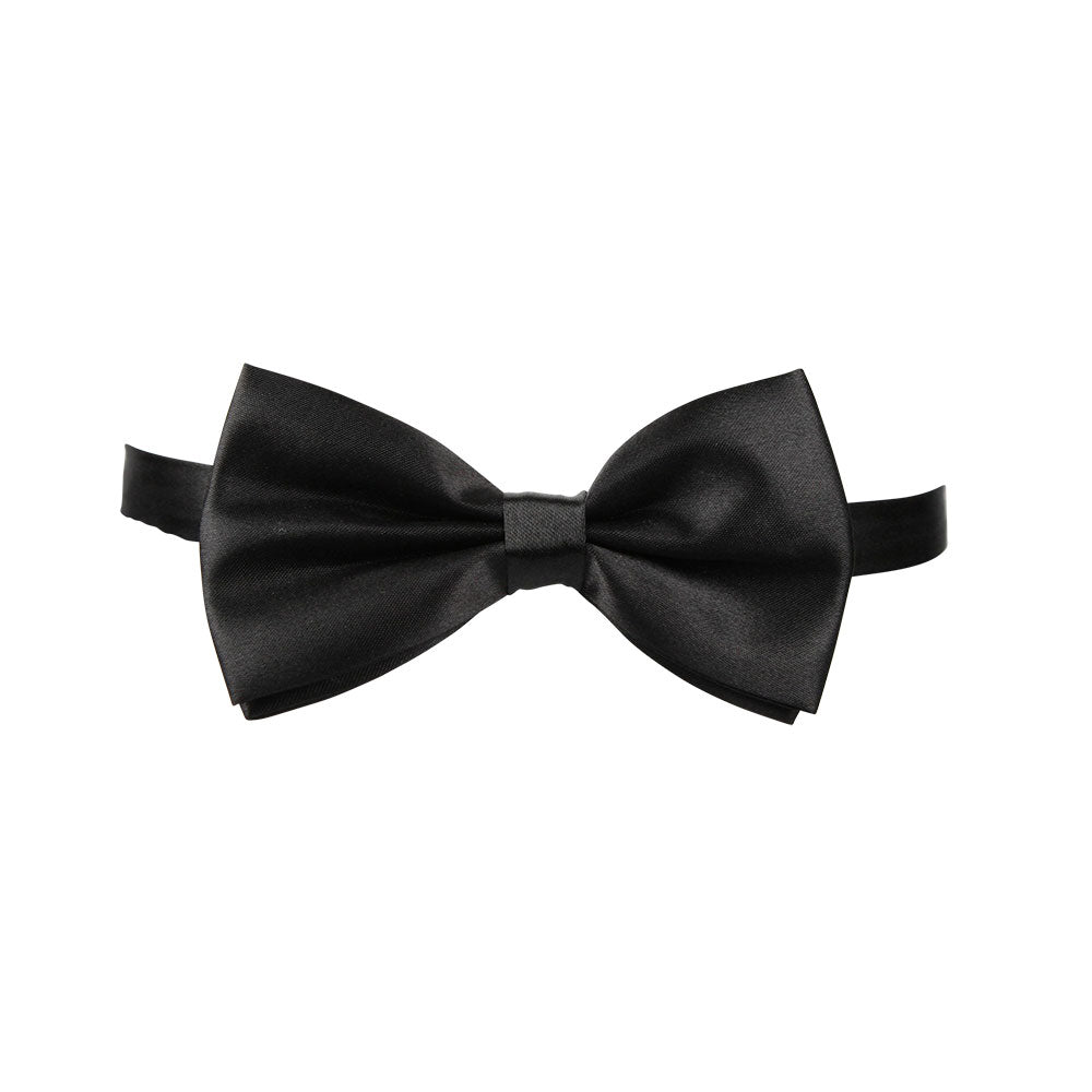 Satin Bow Tie (Black)