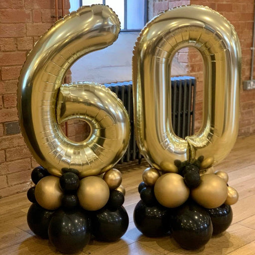 Gold Age Number Centrepiece