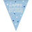 Blue and Silver Happy Birthday Bunting