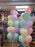 Clusters of 12 latex balloons